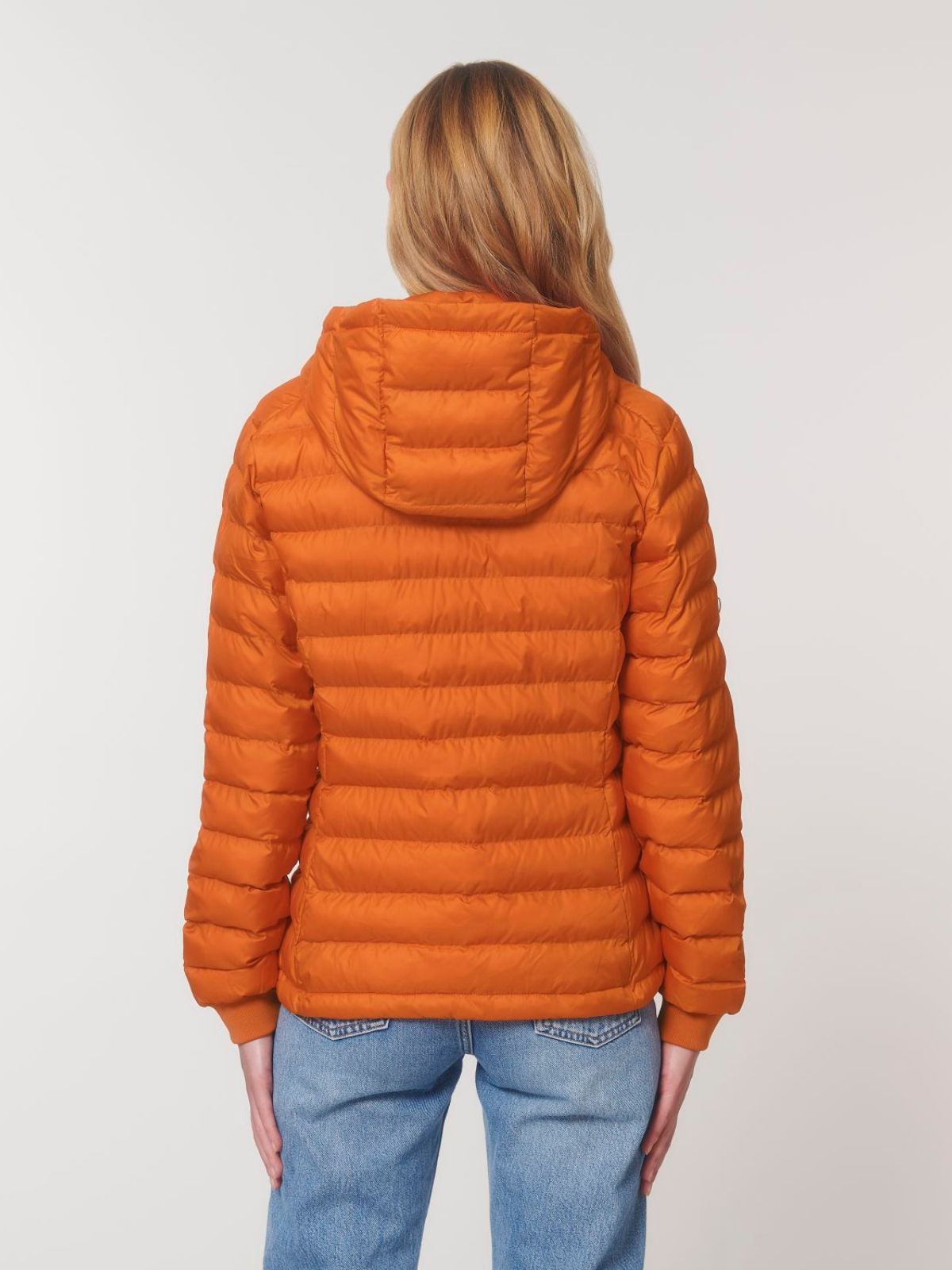 Damen Steppjacke Flame Orange