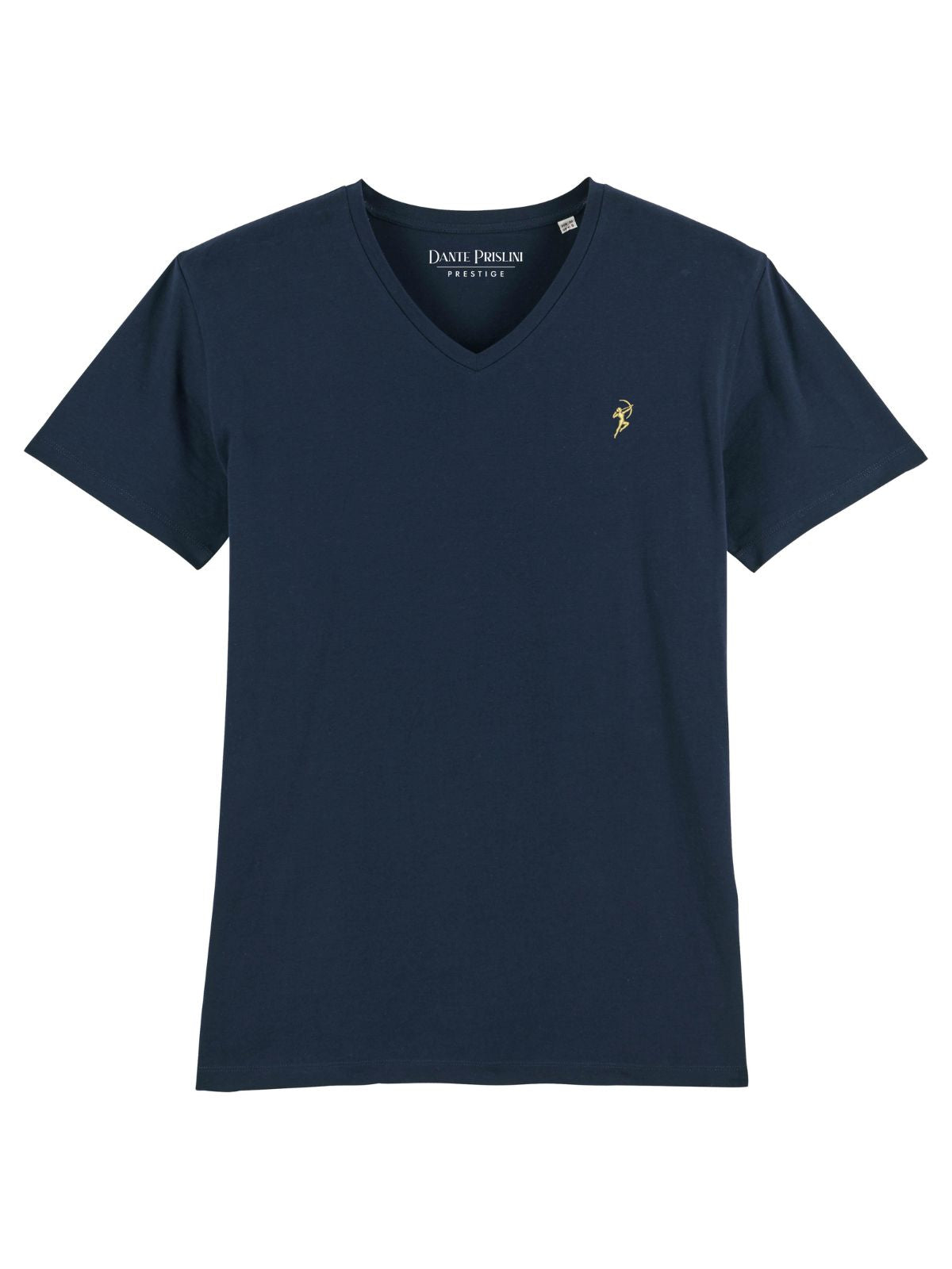 Herren T-Shirt V-Neck French Navy