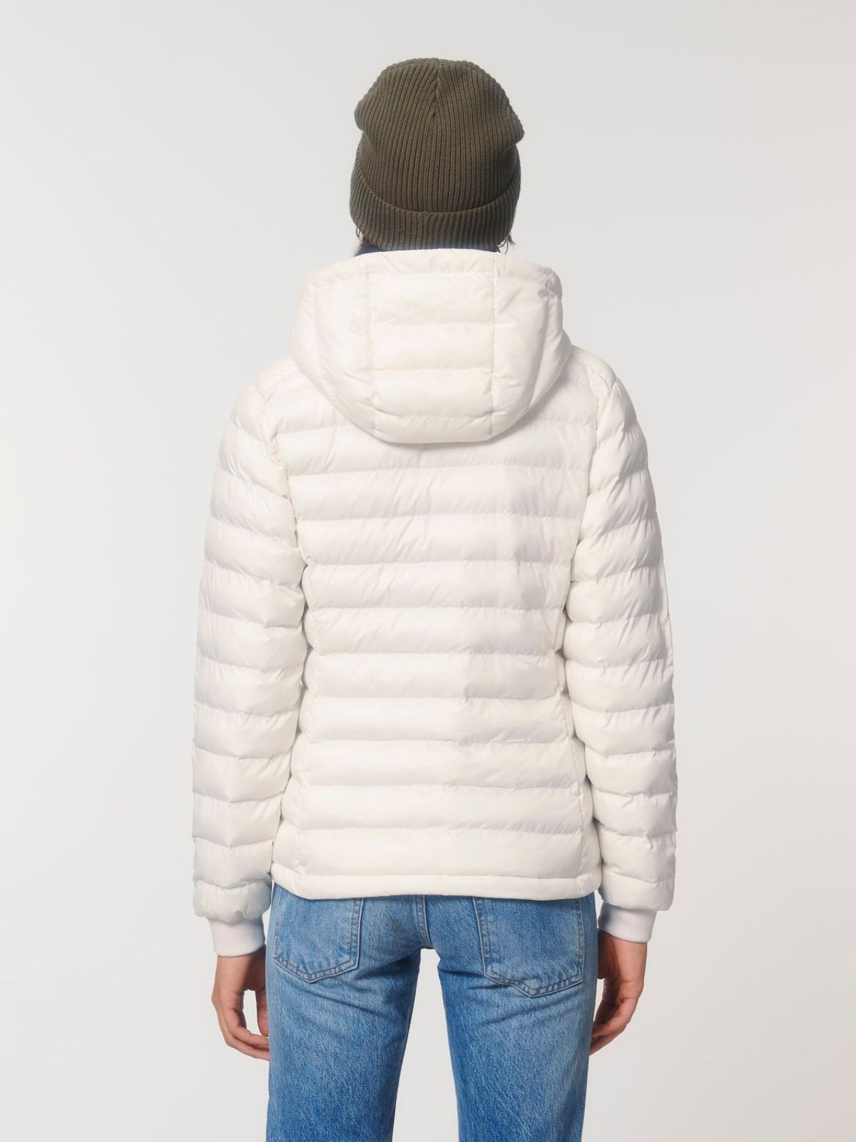 Damen Steppjacke Off White