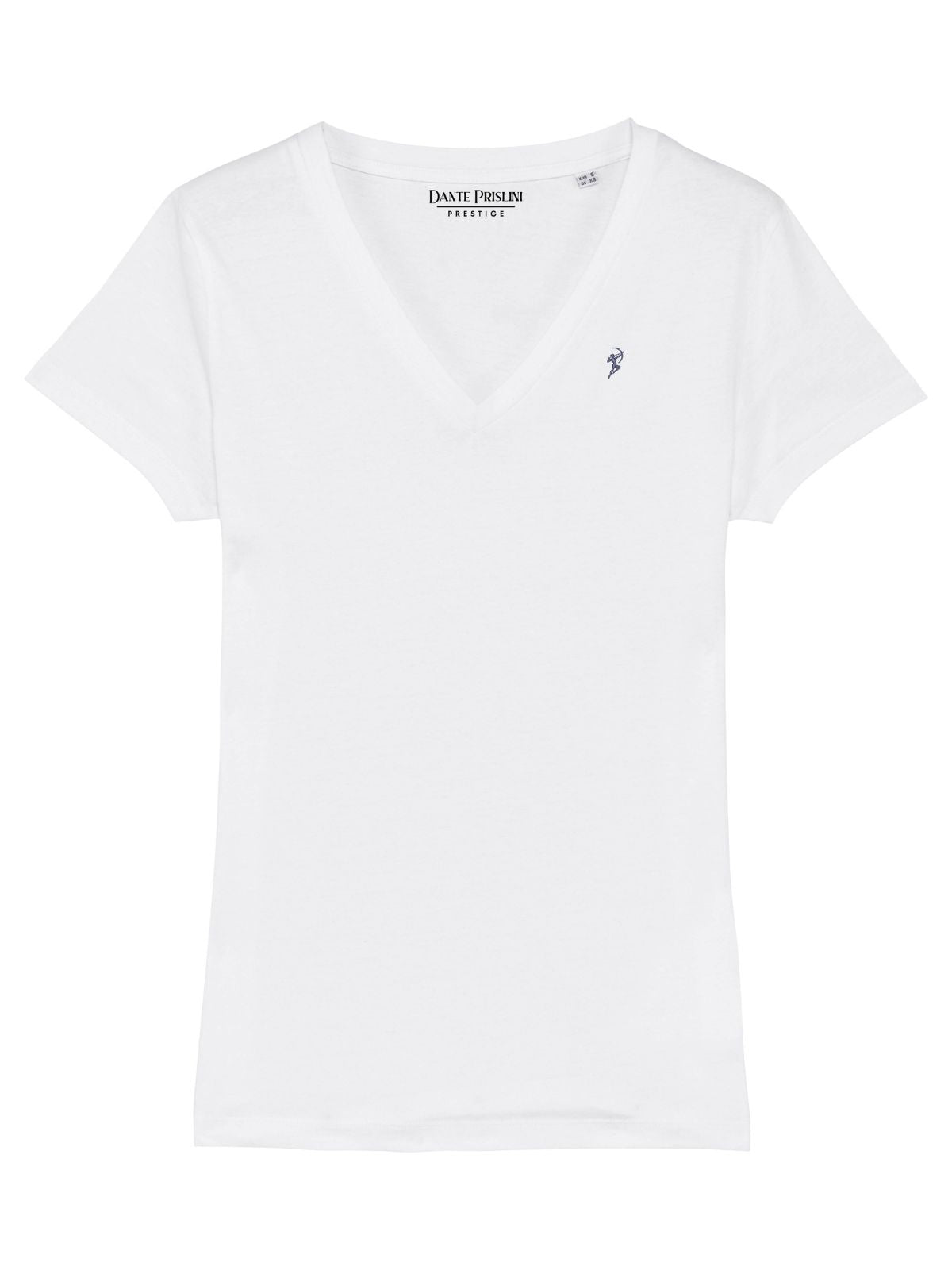 Damen T-Shirt V-Neck White