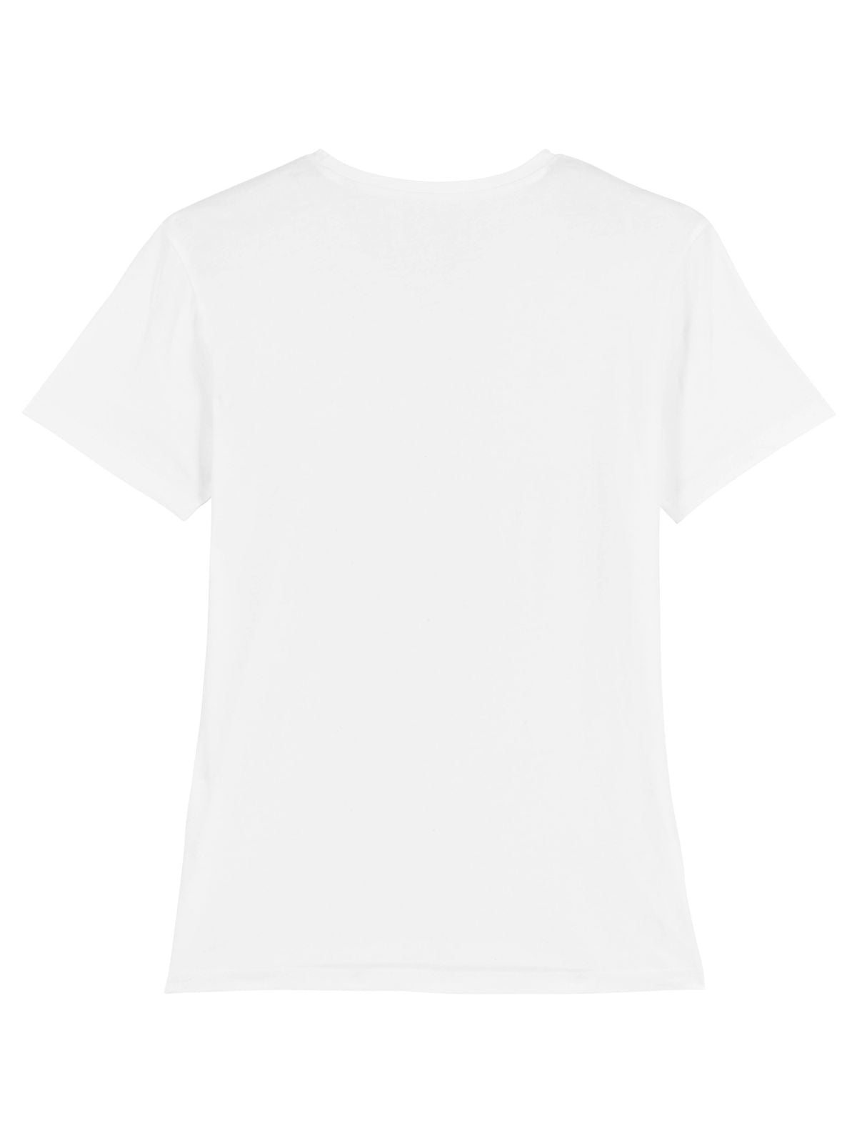 Herren T-Shirt V-Neck White