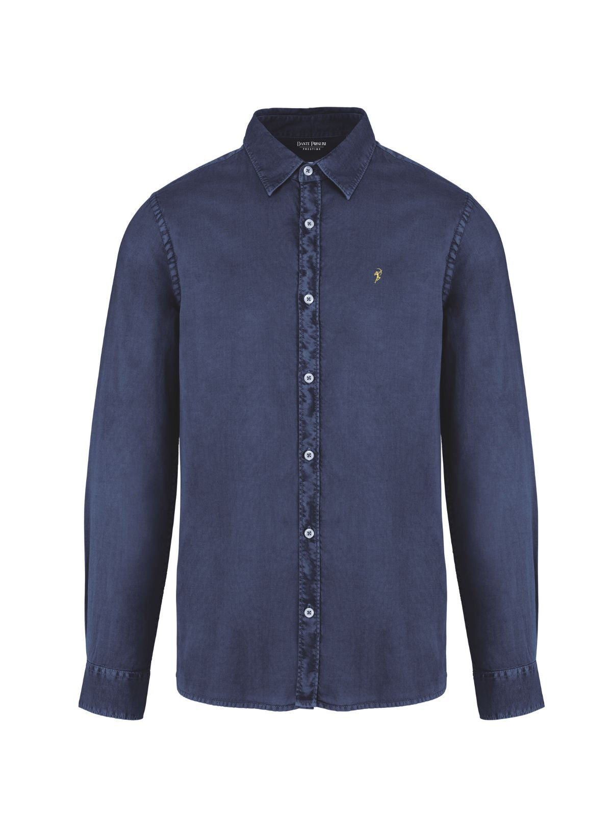 Herren Hemd Washed Navy