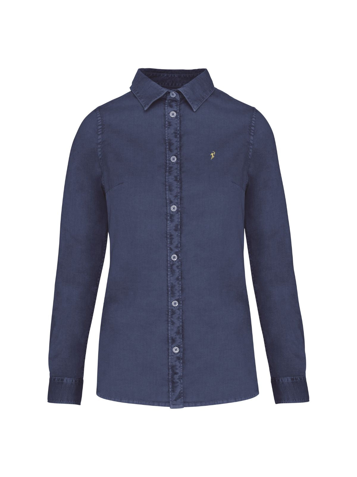 Damen Bluse Washed Navy