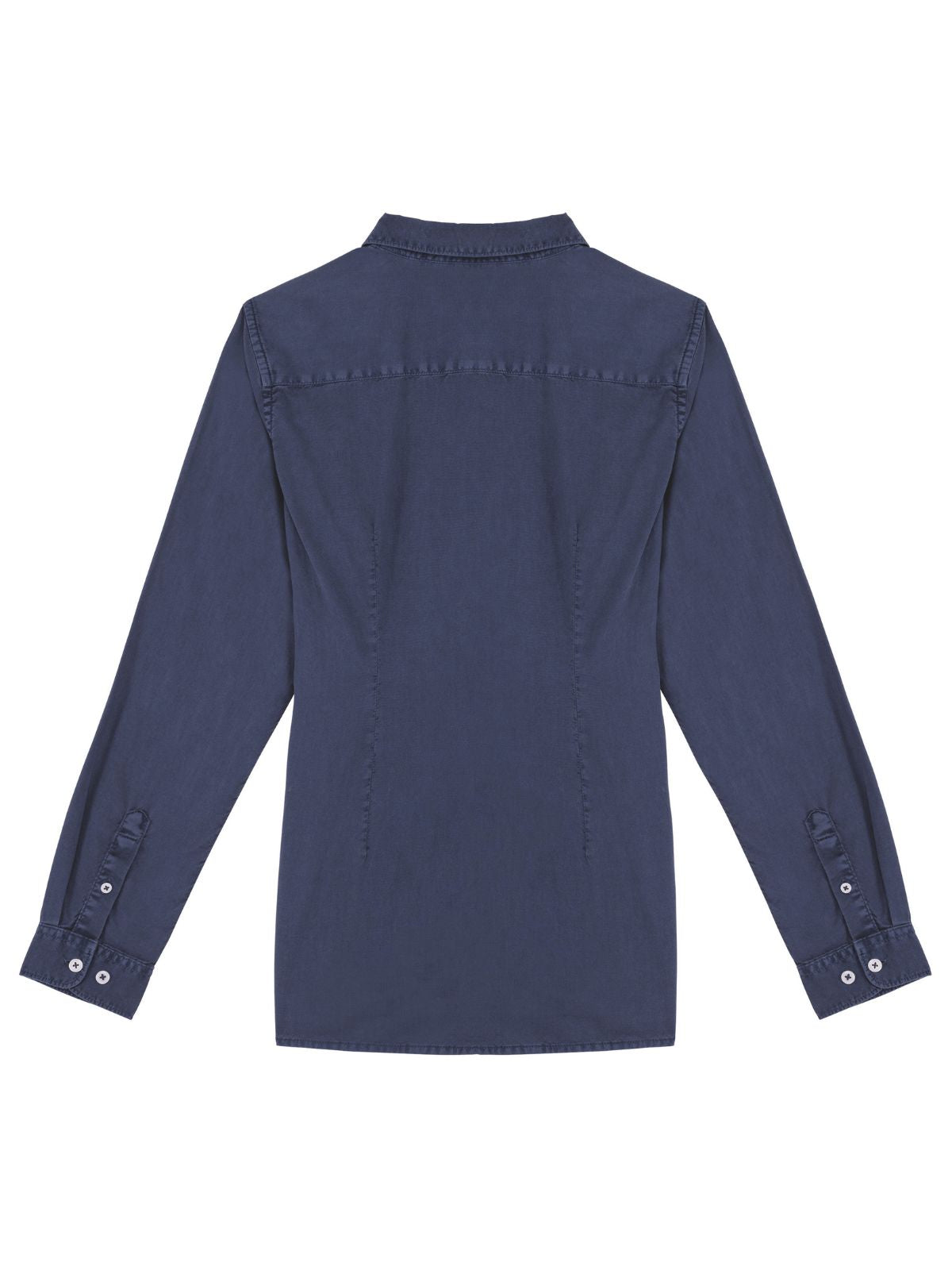 Damen Bluse Washed Navy