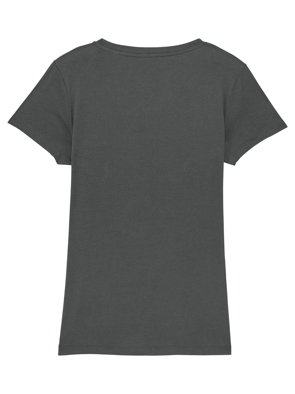 Damen T-Shirt V-Neck Anthracite