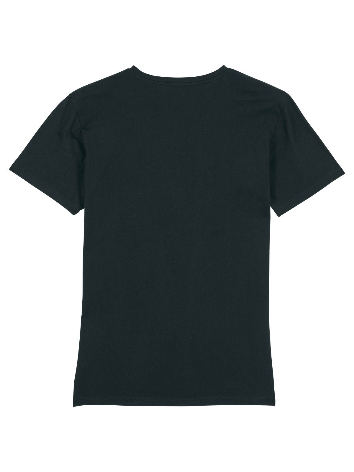 Herren T-Shirt V-Neck Black